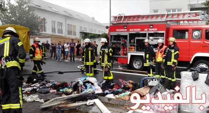 احتراق سيارة لمهاجر مغربي أمام ورشة بضواحي فرانكفورت الألمانية احتراق سيارة لمهاجر مغربي أمام ورشة بضواحي فرانكفورت الألمانية