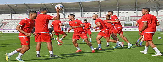المنتخب المغربي في آخر حصة تدريبية قبل مواجهة كرواتيا المنتخب المغربي في آخر حصة تدريبية قبل مواجهة كرواتيا