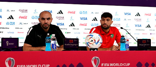 الركراكي: المنتخب الوطني سيواجه بلجيكا بهدف تحقيق الفوز والتأهل إلى الدور الثاني الركراكي: المنتخب الوطني سيواجه بلجيكا بهدف تحقيق الفوز والتأهل إلى الدور الثاني