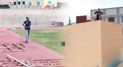 لجنة تقنية تحل بأزغنغان من أجل تكسية ملعب الشريف محمد أمزيان