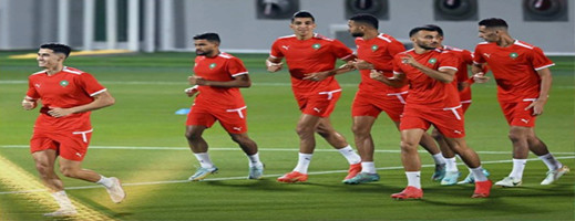 المنتخب الوطني ينهي آخر تحضيراته قبل مواجهة البرتغال