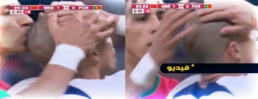 فيديو.. لقطة طريفة لجواد الياميق يقبل رأس بيبي بعد إهداره فرصة النجاة لمنتخب بلاده فيديو.. لقطة طريفة لجواد الياميق يقبل رأس بيبي بعد إهداره فرصة النجاة لمنتخب بلاده