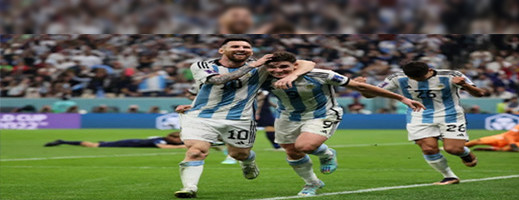 الأرجنتين توقف تأهل كرواتيا وتمضي إلى نهائي المونديال الأرجنتين توقف تأهل كرواتيا وتمضي إلى نهائي المونديال
