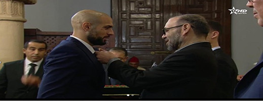 هذا ما قاله أمرابط للملك بعد التوشيح التاريخي لأسود الأطلس هذا ما قاله أمرابط للملك بعد التوشيح التاريخي لأسود الأطلس