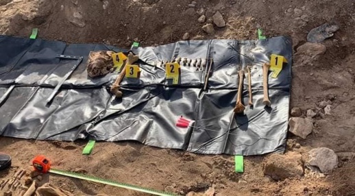 صور.. هذه بقايا العظام البشرية التي تم العثور عليها في منزل كان يأوي متطرفين بالعروي