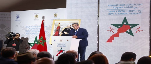 أخنوش يشرف على الإطلاق الرسمي لإجراءات مخطط تفعيل الطابع الرسمي للأمازيغية أخنوش يشرف على الإطلاق الرسمي لإجراءات مخطط تفعيل الطابع الرسمي للأمازيغية