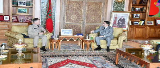 بوريطة يستقبل مستشار الدفاع البريطاني لمنطقة الشرق الأوسط وشمال إفريقيا بوريطة يستقبل مستشار الدفاع البريطاني لمنطقة الشرق الأوسط وشمال إفريقيا