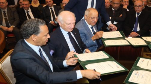 التوقيع على اتفاقيتي شراكة للتعريف بالإرث الحضاري اليهودي بشمال المغرب التوقيع على اتفاقيتي شراكة للتعريف بالإرث الحضاري اليهودي بشمال المغرب