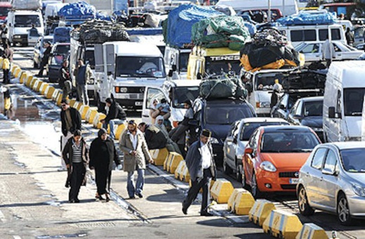 حوالي 280 ألف مسافر إستعملوا نقط العبور بالناظور خلال فصل الصيف