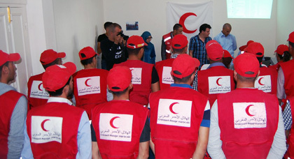 الهلال الأحمر المغربي بالدريوش يحتفل بخريجي الفوج الأول في المجال الإسعافي