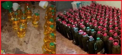 ضبط 3700 لتر من زيوت الزيتون المغشوشة واعتقال ثمانية أشخاص ضبط 3700 لتر من زيوت الزيتون المغشوشة واعتقال ثمانية أشخاص