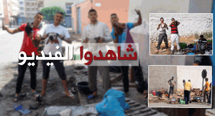 شبان عاطلون ينتهزون فرصة عيد الأضحى للاشتغال في "تشواط" الرؤوس شبان عاطلون ينتهزون فرصة عيد الأضحى للاشتغال في "تشواط" الرؤوس