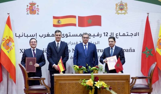 المغرب وإسبانيا يوقعان على 19 اتفاقية في ختام أشغال الاجتماع الرفيع المستوى