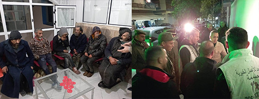 الحسيمة: السلطات المحلية تطلق حملة لإيواء المتشردين والأشخاص بدون مأوى من موجة البرد القارس الحسيمة: السلطات المحلية تطلق حملة لإيواء المتشردين والأشخاص بدون مأوى من موجة البرد القارس