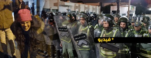 شاهدوا.. السلطات تستعمل القوة لفض اعتصام الأساتذة شاهدوا.. السلطات تستعمل القوة لفض اعتصام الأساتذة