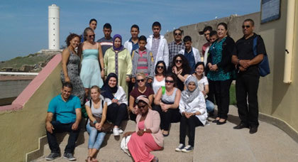 وفد من الطلبة الهولنديين وأساتذتهم في زيارة خاصة لجمعية آفاق للتنمية البشرية