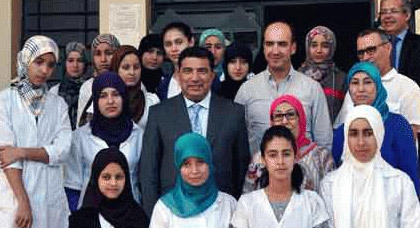 وزير الوظيفة العمومية وتحديث القطاعات في زيارة للجمعية الخيرية الاسلامية دار البر بزايو