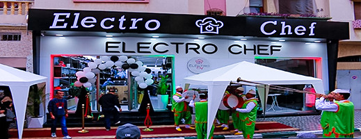 إفتتاح شركة ELECTRO CHEF بمدينة الرباط المتخصص في بيع الأواني المنزلية إفتتاح شركة ELECTRO CHEF بمدينة الرباط المتخصص في بيع الأواني المنزلية