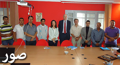سفير بعثة الإتحاد الأوروبي بالمغرب في زيارة لمقر شبكة أكراو بالناظور