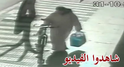شاهدوا: كاميرا المراقبة تصور لص يسرق دراجة هوائية بالناظور