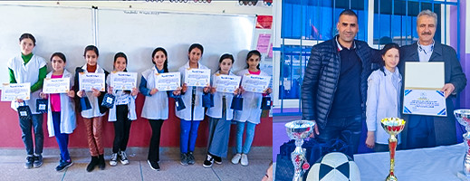 صور.. تكريم تلاميذ بشواهد تقديرية وجوائز رمزية بعد تميزهم في مسابقات رياضية صور.. تكريم تلاميذ بشواهد تقديرية وجوائز رمزية بعد تميزهم في مسابقات رياضية