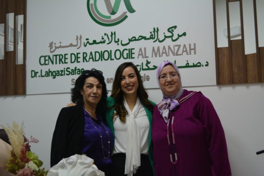 الدكتورة صفاء الحكازي تفتتح مركز الفحص بالأشعة المنزه