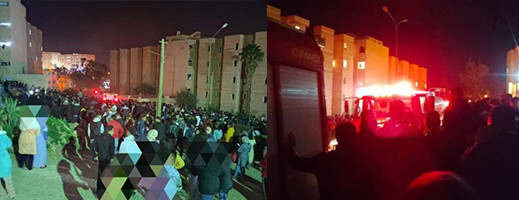 اندلاع النيران مجددا في الحي الجامعي بوجدة يستنفر السلطات اندلاع النيران مجددا في الحي الجامعي بوجدة يستنفر السلطات