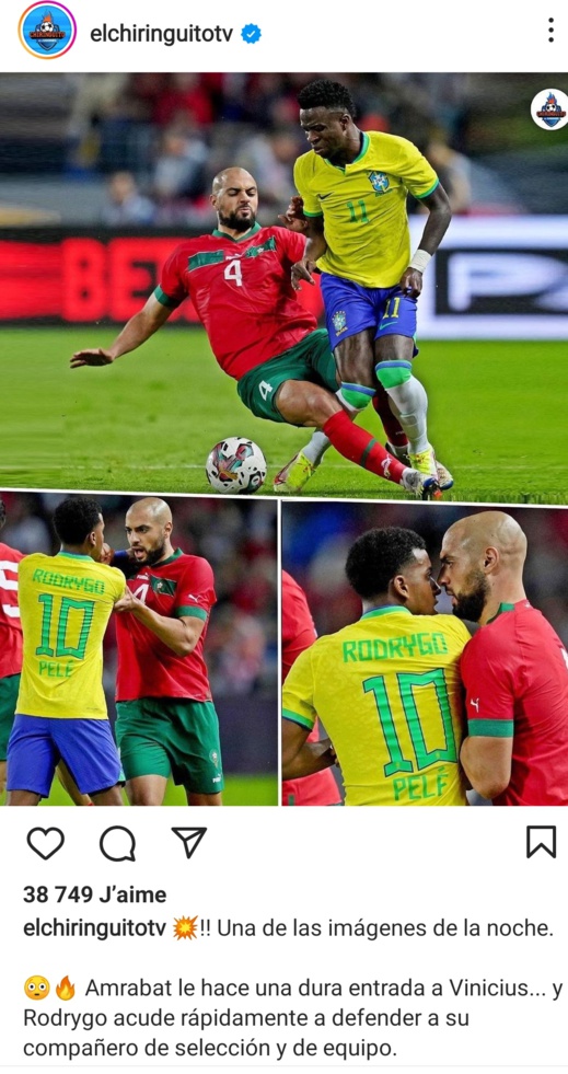 فيديو.. الإعلام الإسباني يتفاعل مع الاشتباك بين أمرابط والثنائي فينيسيوس ورودريغو فيديو.. الإعلام الإسباني يتفاعل مع الاشتباك بين أمرابط والثنائي فينيسيوس ورودريغو