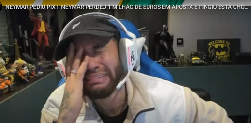 فيديو.. بكاء هيستيري لنيمار بعد أن خسر مليون دولار في القمار فيديو.. بكاء هيستيري لنيمار بعد أن خسر مليون دولار في القمار