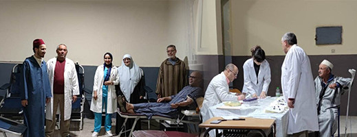 صور.. المجلس العلمي المحلي يواصل حملات التبرع بالدم في رحاب مدرسة الإمام مالك للتلعيم العتيق بالناظور صور.. المجلس العلمي المحلي يواصل حملات التبرع بالدم في رحاب مدرسة الإمام مالك للتلعيم العتيق بالناظور