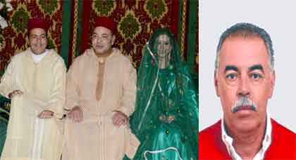 تهنئة السيد غرس الله محمد عبد الرحمان من زايو لجلالة الملك بمناسبة زفاف الامير مولاي رشيد