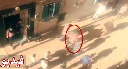 مواطنون يلقون القبض على لص بالناظور مواطنون يلقون القبض على لص بالناظور