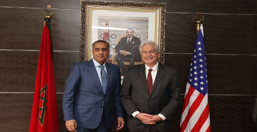 مدير وكالة الاستخبارات المركزية الأمريكية في المغرب والحموشي في استقباله مدير وكالة الاستخبارات المركزية الأمريكية في المغرب والحموشي في استقباله