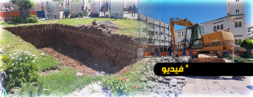 شاهدوا.. انطلاق ورش إعادة تأهيل ساحة "الحاج مصطفى" وبناء نافورة جديدة