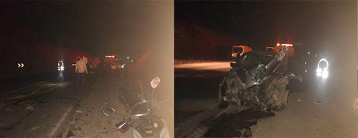 خسائر مادية جسيمة وإصابات في حادثة سير خطيرة بين تاويمة وأزغنغان