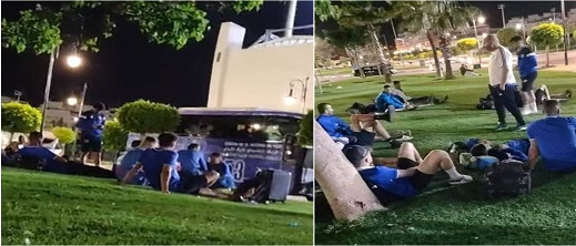 طنجة: لاعبو شباب الريف الحسيمي يبيتون في العراء.. ودعوات لإنقاذ الفريق طنجة: لاعبو شباب الريف الحسيمي يبيتون في العراء.. ودعوات لإنقاذ الفريق