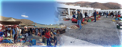 صور.. بعد انتهاء أشغاله.. افتتاح سوق "أحد الرواضي" الجديد