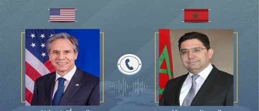 مباحثات هاتفية بين وزيرة الخارجية الأمريكي وبوريطة مباحثات هاتفية بين وزيرة الخارجية الأمريكي وبوريطة