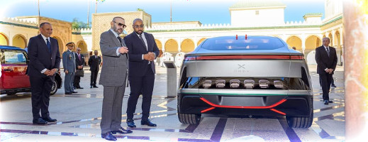 صور.. الملك محمد السادس يترأس مراسيم تقديم نماذج سيارات مغربية الصنع صور.. الملك محمد السادس يترأس مراسيم تقديم نماذج سيارات مغربية الصنع