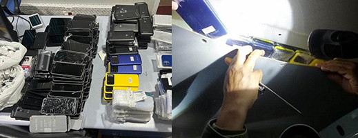 جمارك بني أنصار تجهض محاولة لتهريب الهواتف إلى الناظور جمارك بني أنصار تجهض محاولة لتهريب الهواتف إلى الناظور
