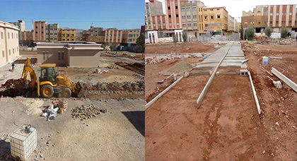 إختلالات صارخة في عملية بناء المدرسة الجماعاتية حلولة بجماعة تمسمان