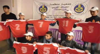 جمعية منظمة الكشاف المغربي بالحسيمة تُنظّم دوري لكرة القدم
