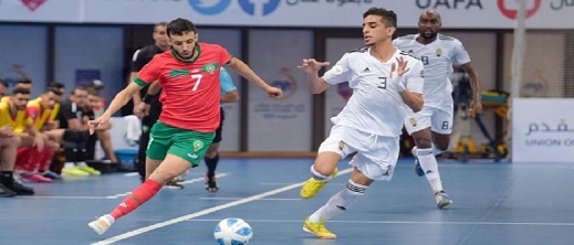 أسود الصالات يكتسحون المنتخب الليبي ويعبرون إلى النهائي أسود الصالات يكتسحون المنتخب الليبي ويعبرون إلى النهائي