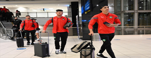المنتخب الوطني يصل إلى جنوب إفريقيا المنتخب الوطني يصل إلى جنوب إفريقيا