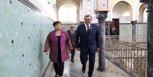 رئيس الحكومة يستقبل المديرة العامة لصندوق النقد الدولي رئيس الحكومة يستقبل المديرة العامة لصندوق النقد الدولي