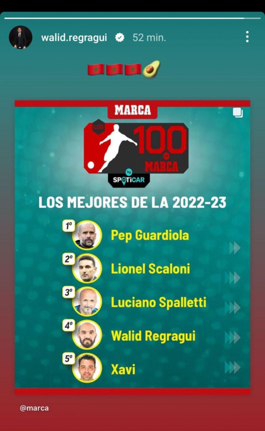 مدرب المنتخب الوطني يتفوق على تشافي ويحتل المركز الرابع عالميا في ترتيب مدربي العالم مدرب المنتخب الوطني يتفوق على تشافي ويحتل المركز الرابع عالميا في ترتيب مدربي العالم