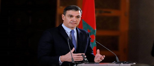 سانشيز يعرب عن تضامنه مع المغرب.. ويؤكد أن موقفه من الصحراء يتوافق مع هولندا وفرنسا سانشيز يعرب عن تضامنه مع المغرب.. ويؤكد أن موقفه من الصحراء يتوافق مع هولندا وفرنسا