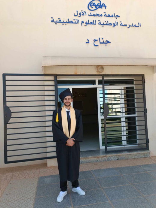 تهنئة لمحمد مزلين بمناسبة تخرجه من المدرية الوطنية للعلوم التطبيفية تهنئة لمحمد مزلين بمناسبة تخرجه من المدرية الوطنية للعلوم التطبيفية