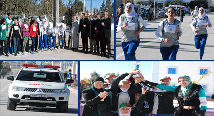 عداءات دار الطالبة الدريوش يتبوأن المراكز الأولى في البطولة الجهوية للألعاب الرياضية المقامة بميضار