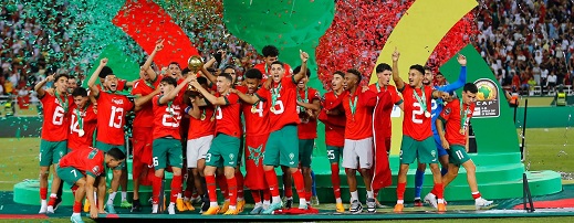 المغرب يتوج بطلا لكأس إفريقيا تحت 23 سنة المغرب يتوج بطلا لكأس إفريقيا تحت 23 سنة